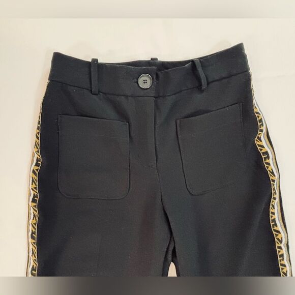 Zara Logo tuxedo pants cropped EUC - Picture 6 of 12